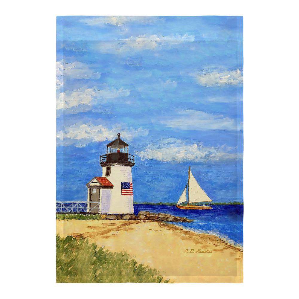 Brant Point Lighthouse, MA Flag 12.5x18. Picture 1