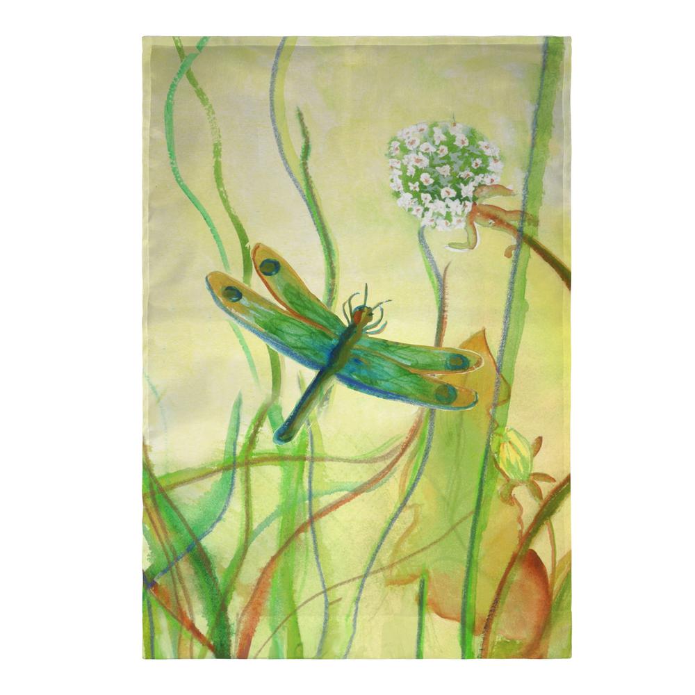 Betsy's DragonFly Flag 12.5x18. Picture 1