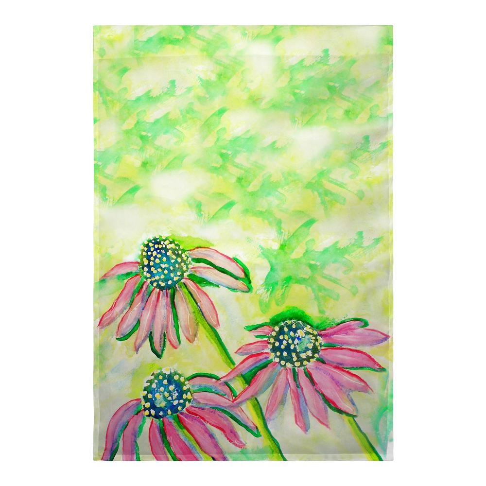 Cone Flowers Flag 12.5x18. Picture 1