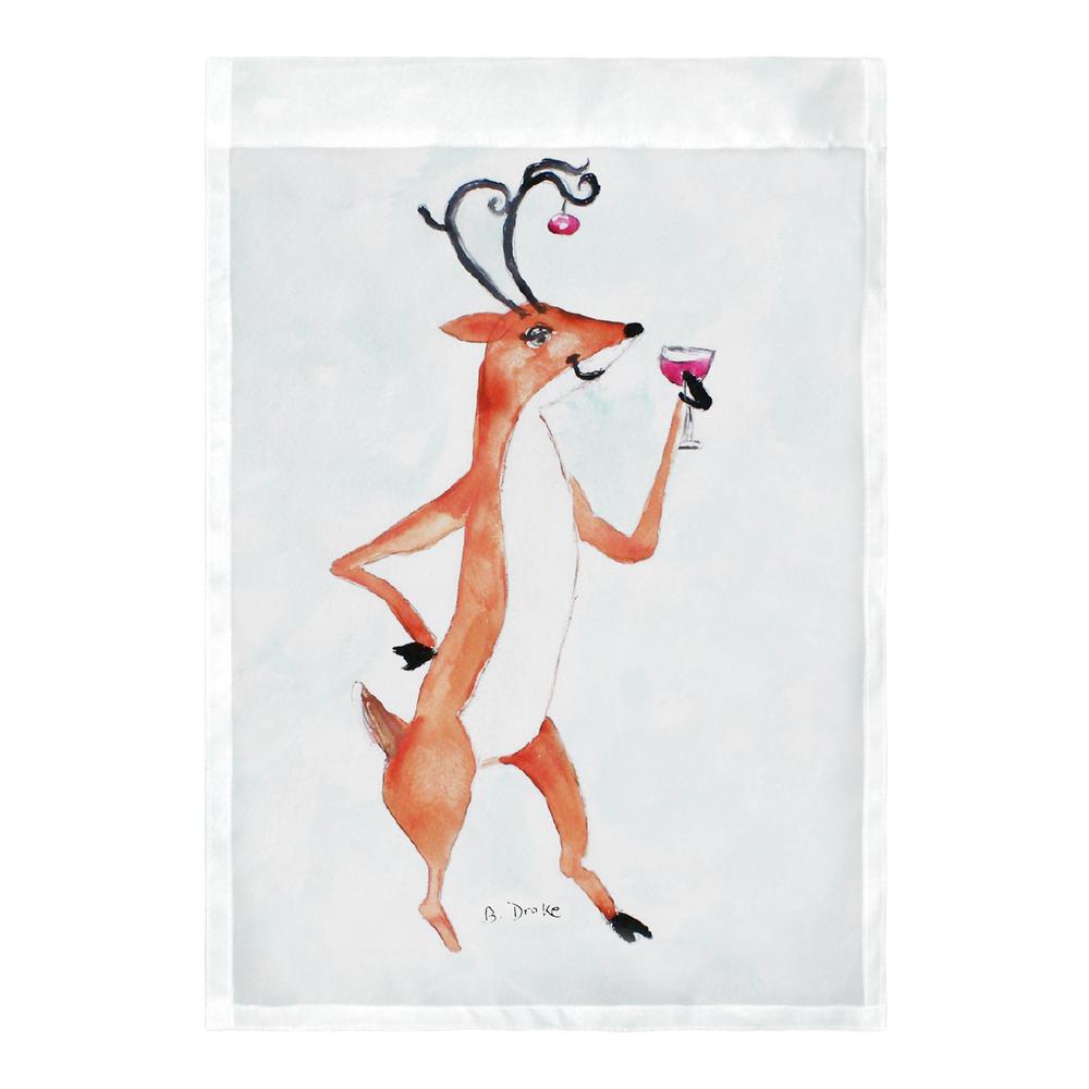 Deer Party Flag 12.5x18. Picture 2
