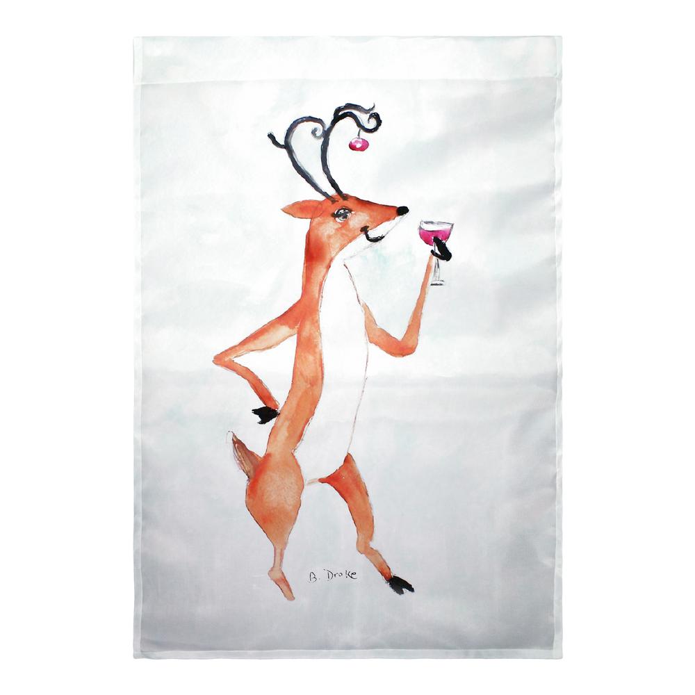 Deer Party Flag 12.5x18. Picture 1