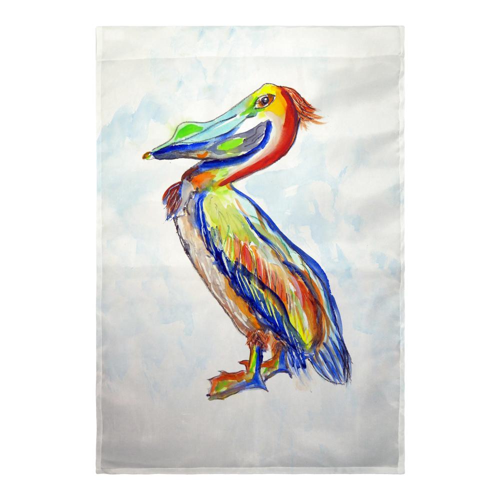 Sylvester Pelican A Flag 12.5x18. Picture 1