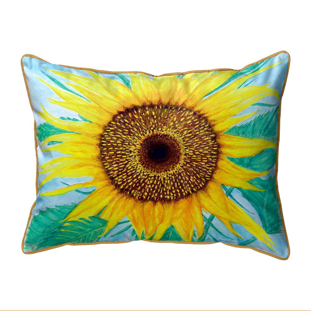 Dick's Sunflower Large Indoor/Outdoor Pillow 16x20. Picture 1