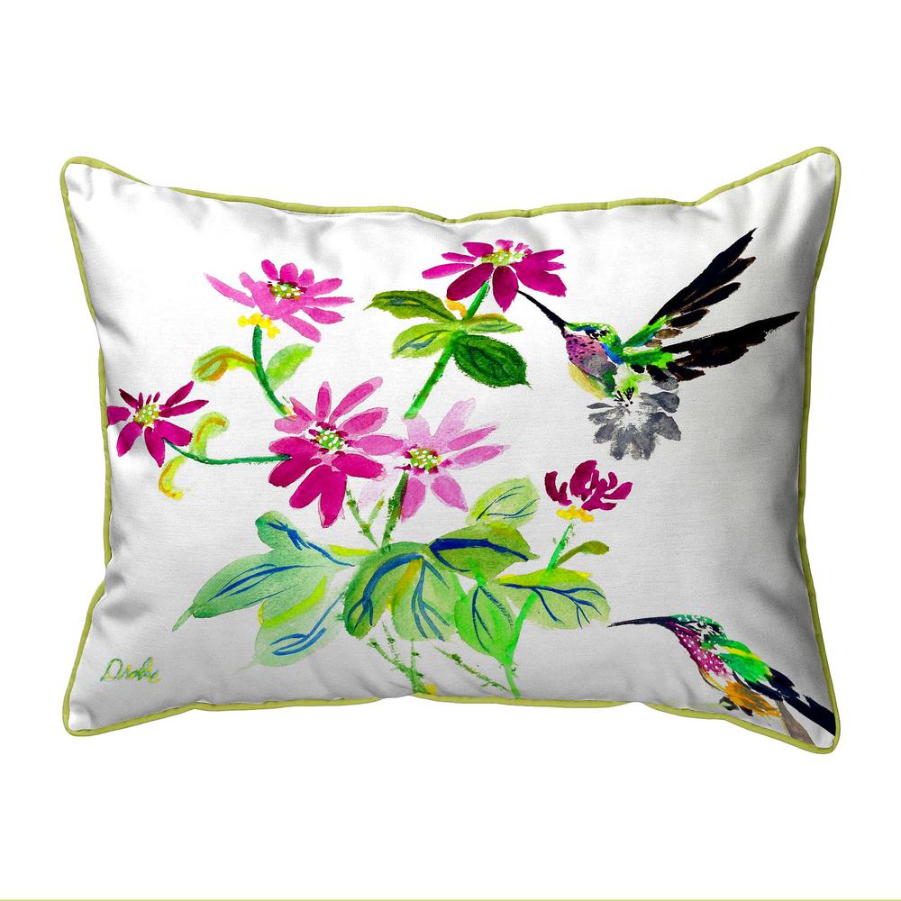 Ruby Throat Large Indoor/Outdoor Pillow 16x20. Picture 1