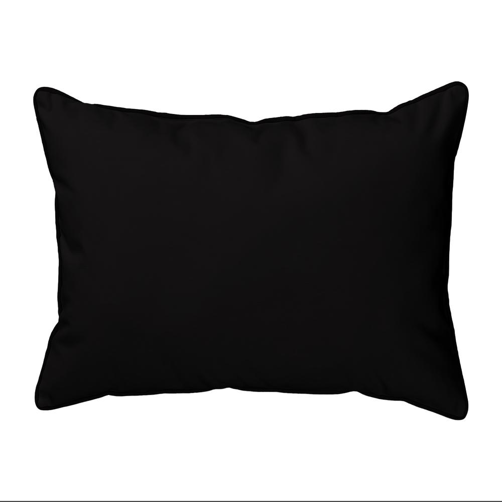 Black Swan Large Indoor/Outdoor Pillow 16x20. Picture 2