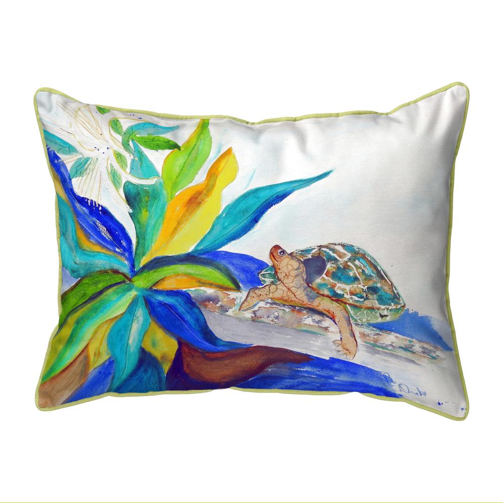 Turtle & Lily Large Corded Indoor/Outdoor Pillow 16x20. Picture 1