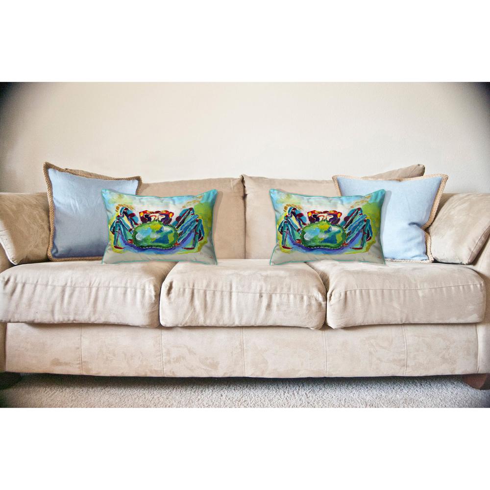 King Crab Large Indoor/Outdoor Pillow 16x20. Picture 3