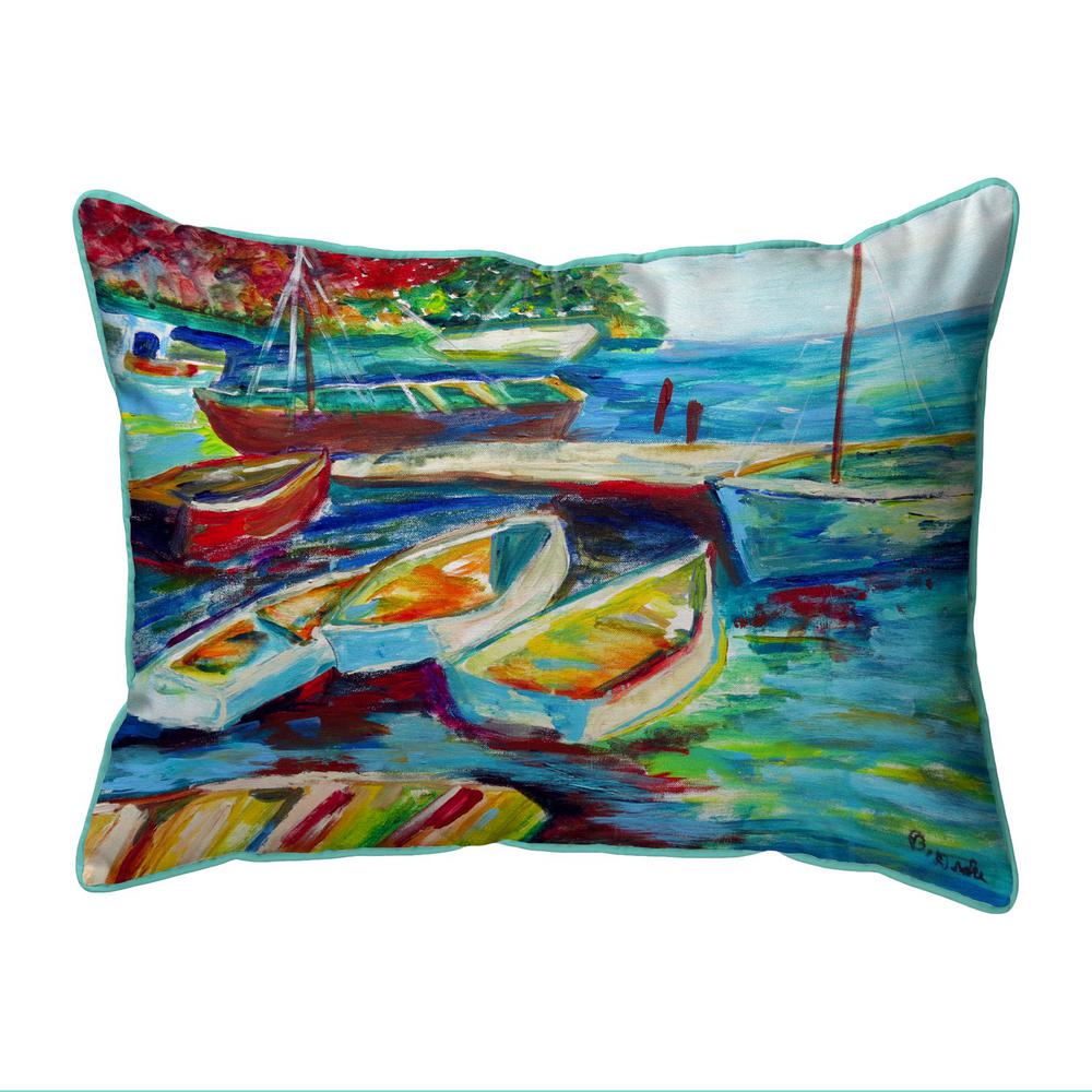 Betsy's Marina II ,Large Indoor/Outdoor Pillow 16x20. Picture 1