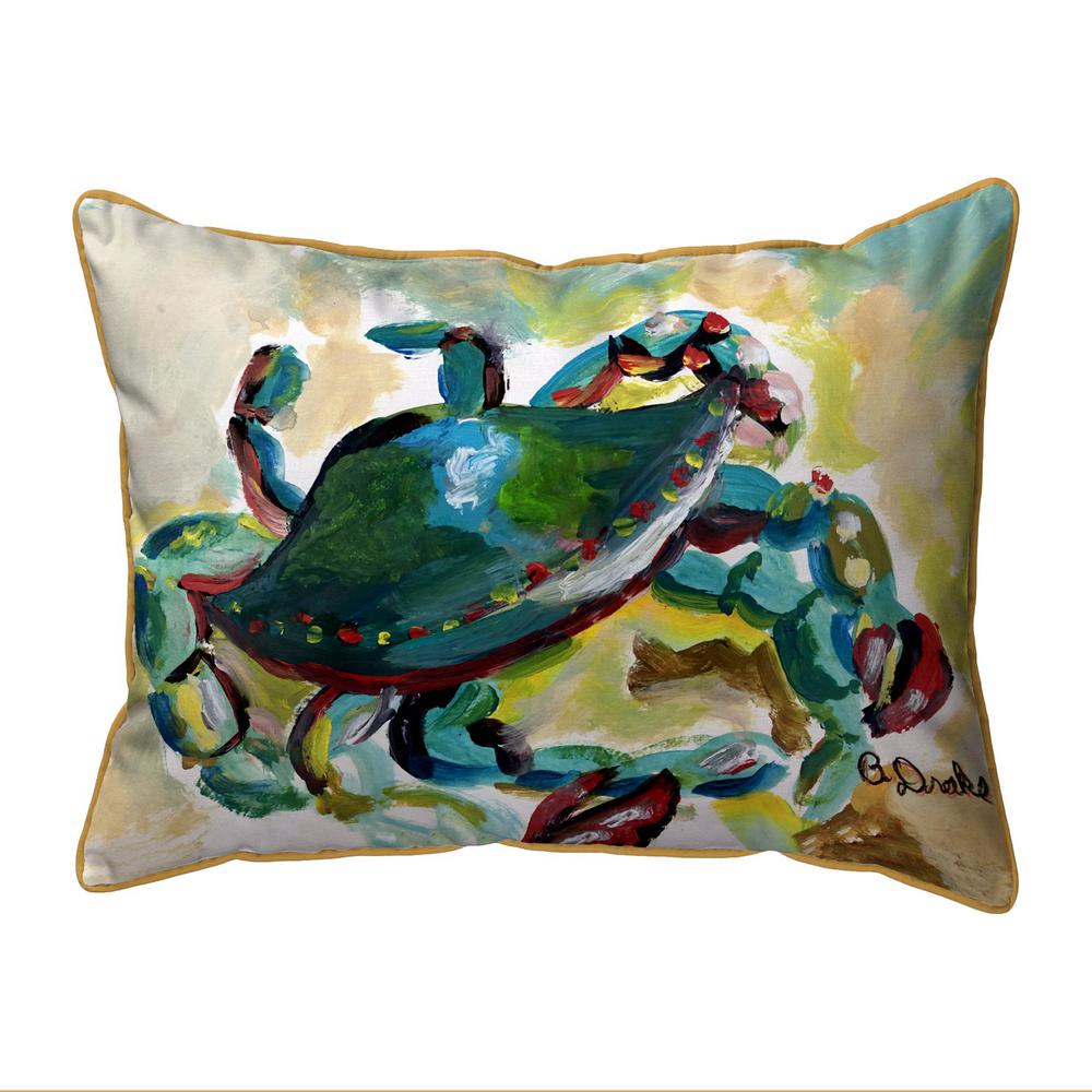 Colorful Crab 16x20 Large Indoor/Outdoor Pillow. Picture 1