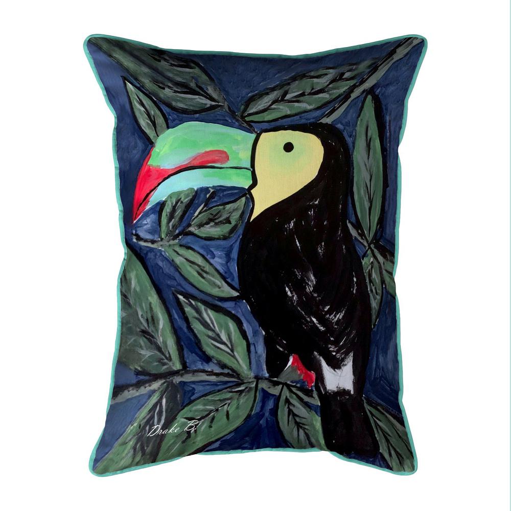 Toucan 16x20 Large Indoor/Outdoor Pillow. Picture 1