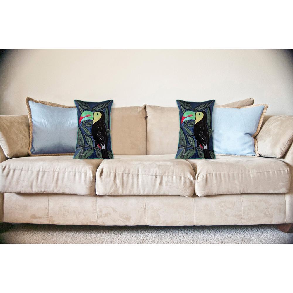 Toucan 16x20 Large Indoor/Outdoor Pillow. Picture 3