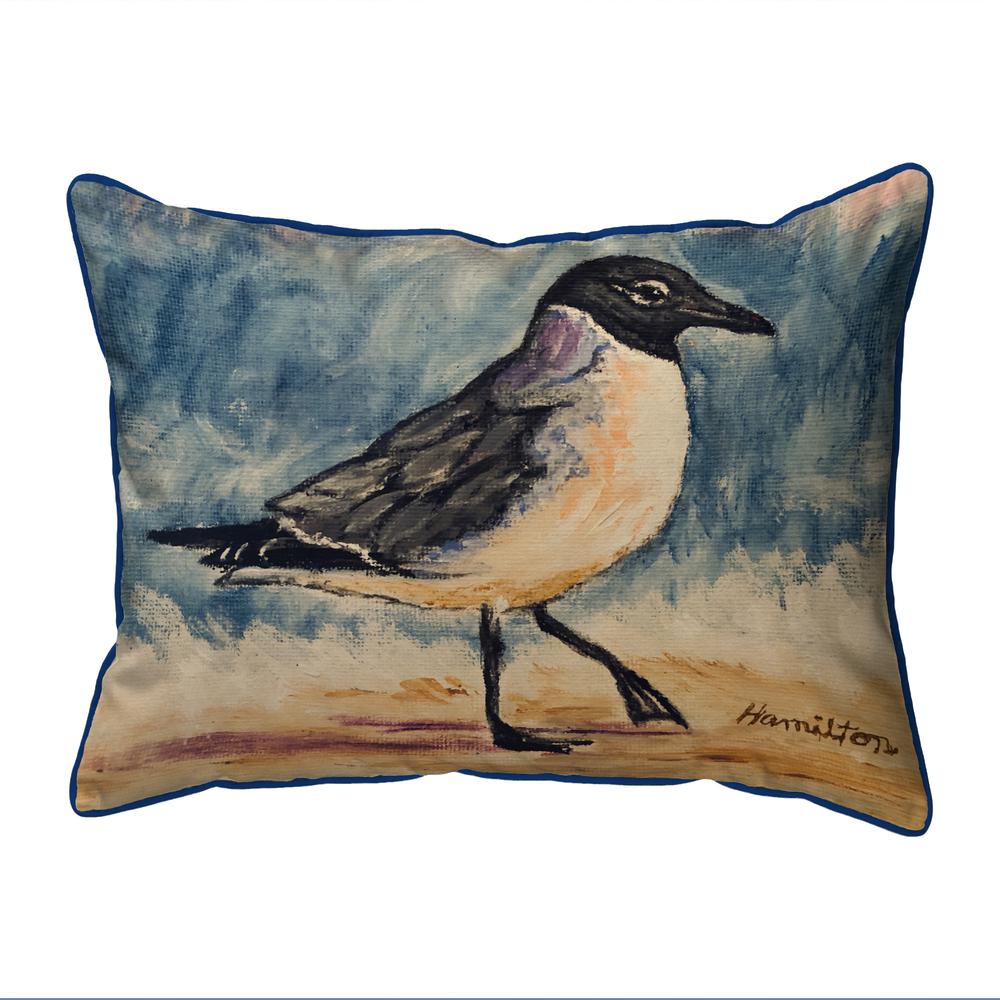 Laughing Gull Large Indoor/Outdoor Pillow 16x20. Picture 1