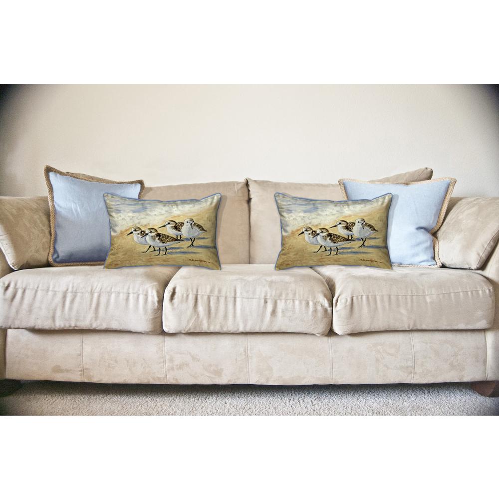 Dick's Sanderlings Large Indoor/Outdoor Pillow 18x18. Picture 2