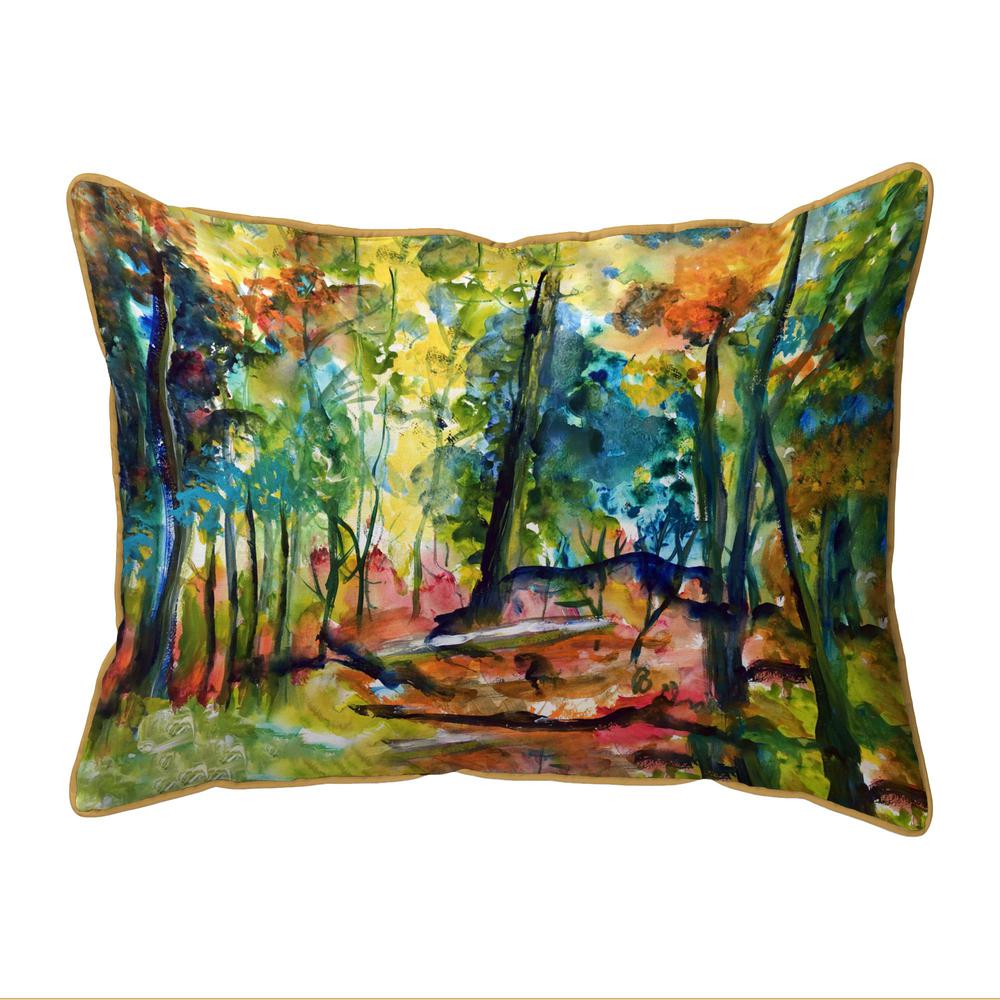 Fall Forest Large Indoor/Outdoor Pillow 16x20. Picture 1