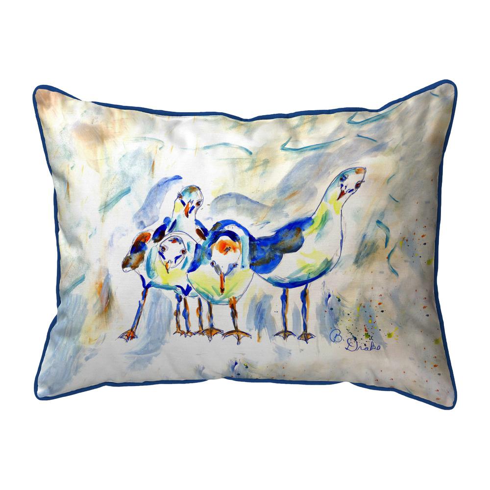 Sea Gull Gals Large Indoor/Outdoor Pillow 16x20. Picture 1