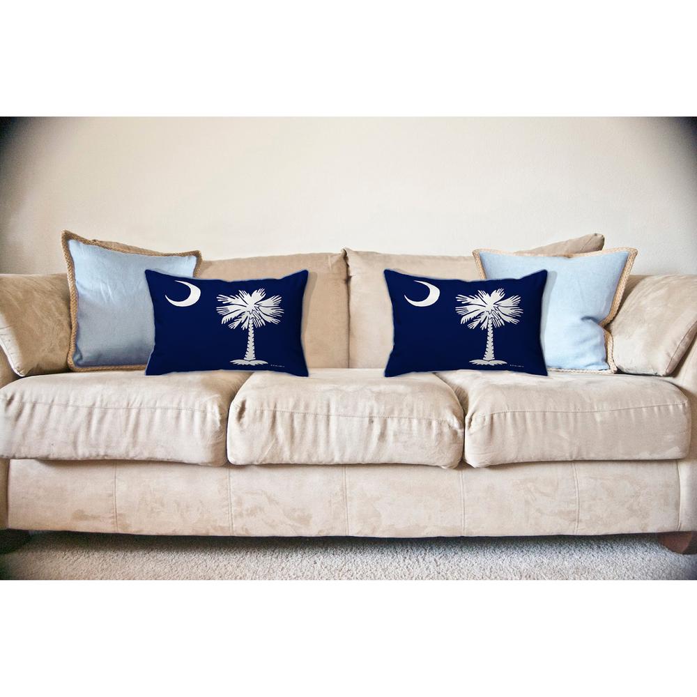 Palmetto Moon Large Indoor/Outdoor Pillow 16x20. Picture 3