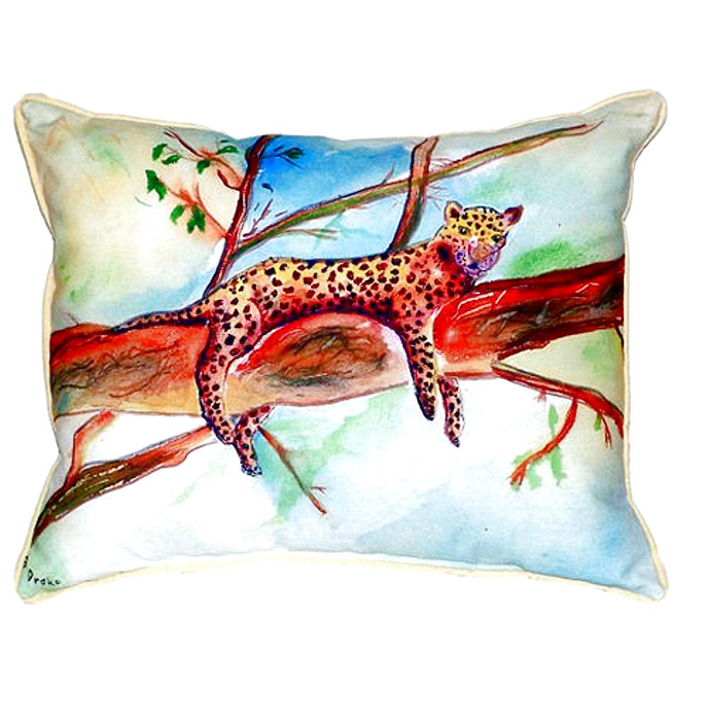 Leopard Large Indoor/Outdoor Pillow 16x20. Picture 1