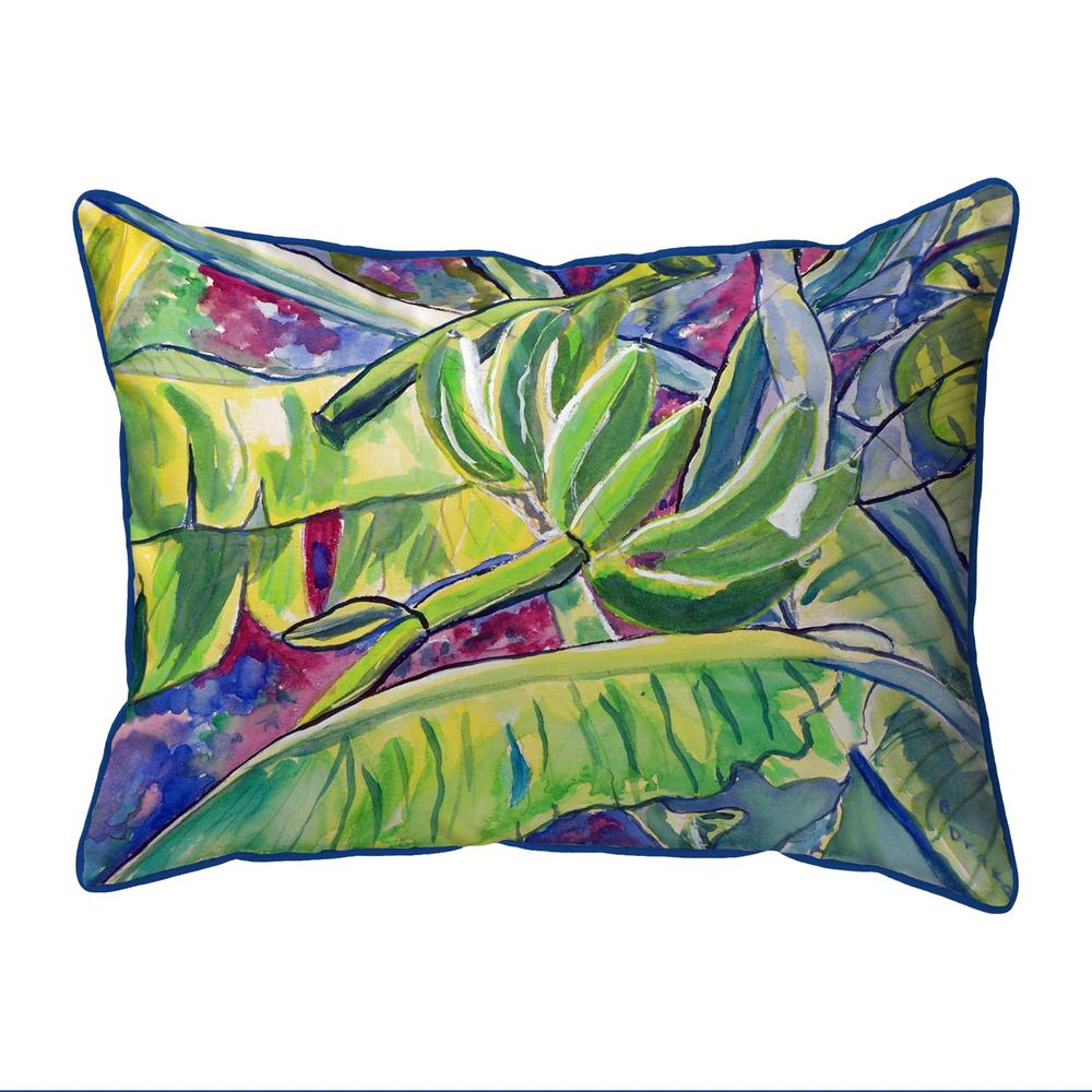 Bananas Large Indoor/Outdoor Pillow 16x20. Picture 1