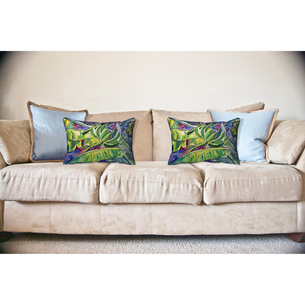 Bananas Large Indoor/Outdoor Pillow 16x20. Picture 3