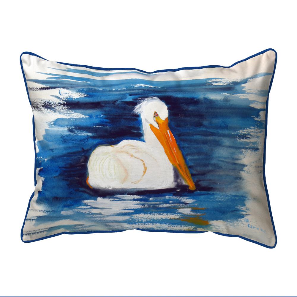 Spring Creek Pelican Large Indoor/Outdoor Pillow 16x20. Picture 1