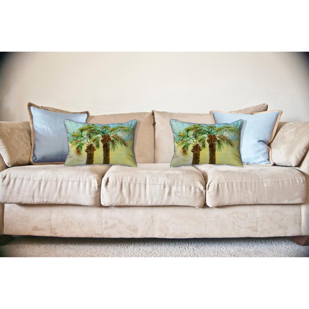 Betsy's Palms Large Indoor/Outdoor Pillow 16x20. Picture 3
