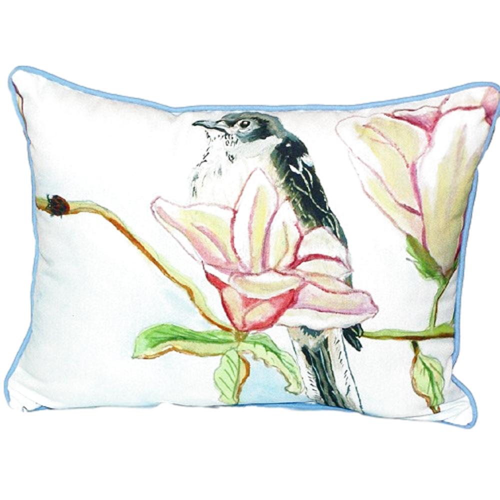 Betsy's Mockingbird Large Indoor/Outdoor Pillow 16x20. Picture 1