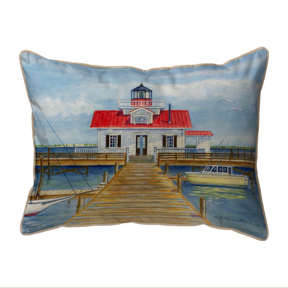 Marshes Lighthouse Large Pillow 16x20. Picture 1