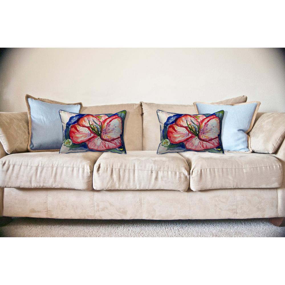 Hibiscus Large Indoor/Outdoor Pillow 16x20. Picture 3