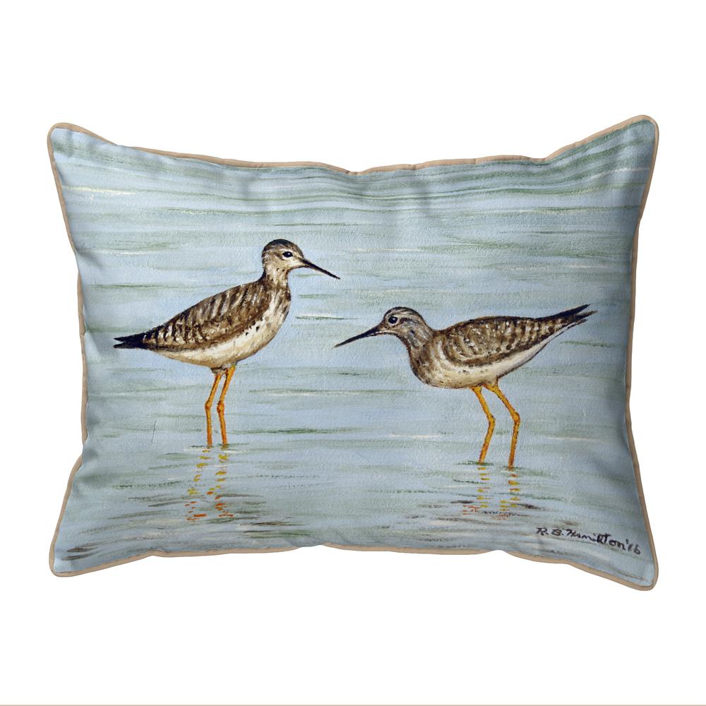 Yellow Legs Large Indoor/Outdoor Pillow 16x20. Picture 1