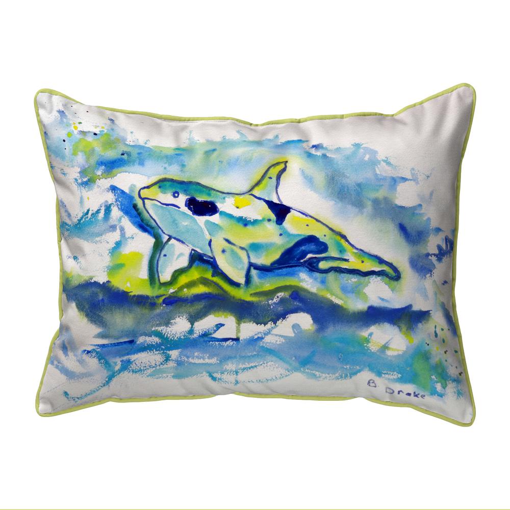 Orca Large Indoor/Outdoor Pillow 16x20. Picture 1