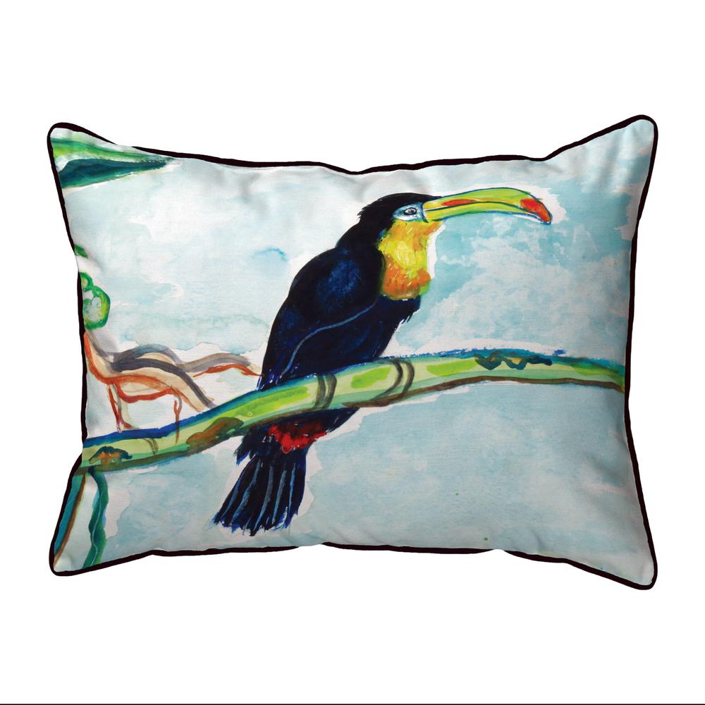 Toucan Large Indoor/Outdoor Pillow 16x20. Picture 1