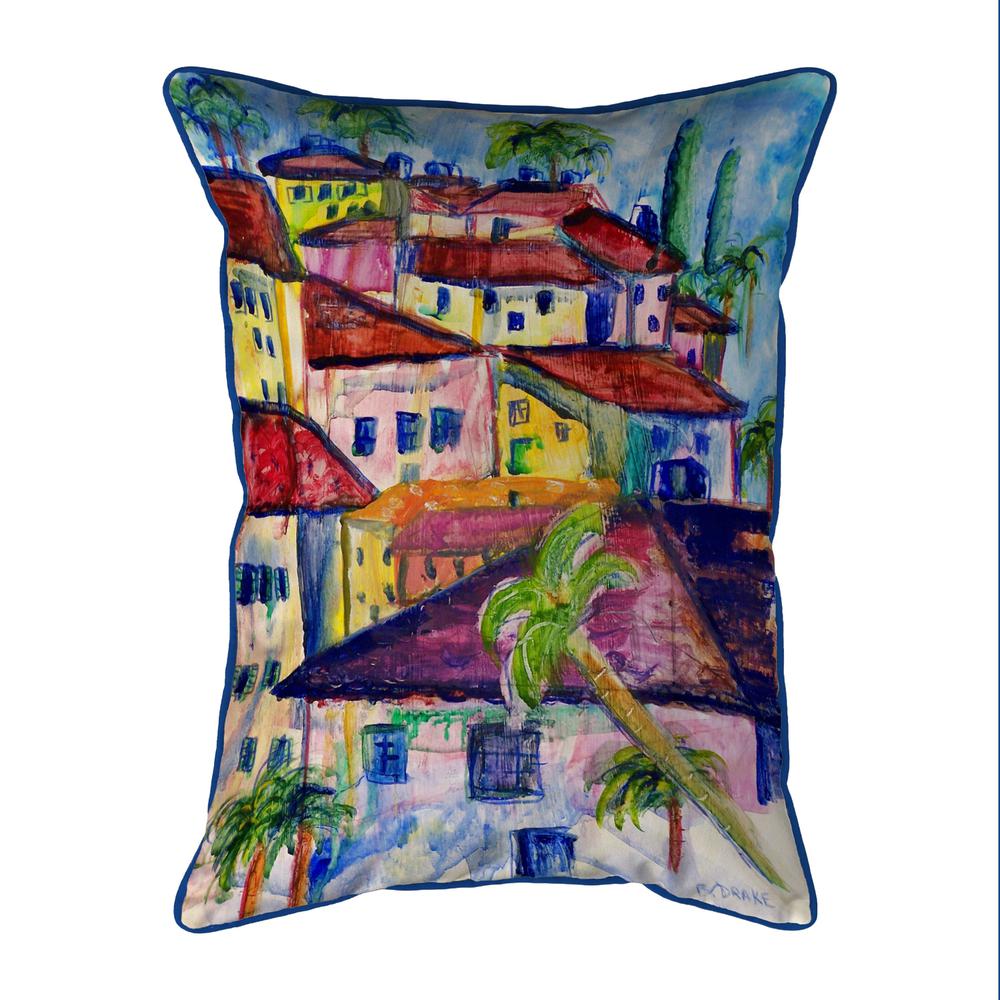 Fun City I Large Indoor/Outdoor Pillow 16x20. Picture 1