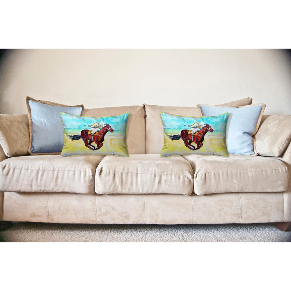 Airborne Horse Large Indoor/Outdoor Pillow 16x20. Picture 3
