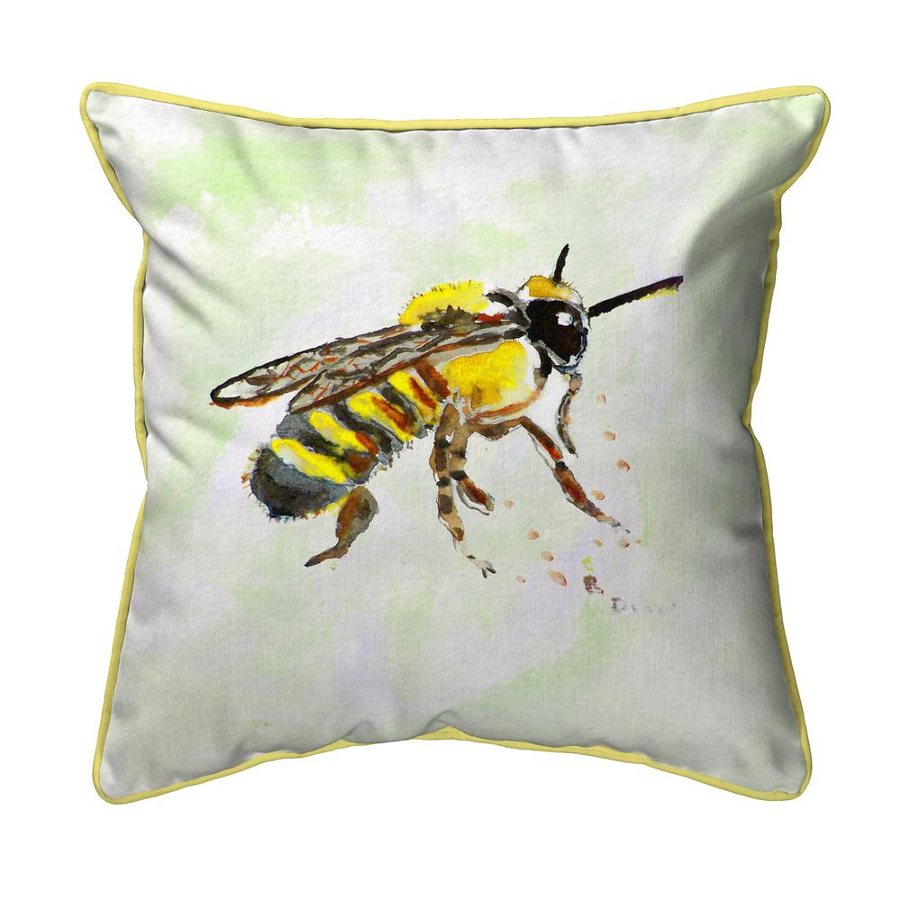 Bee Large Indoor/Outdoor Pillow 18x18. Picture 1