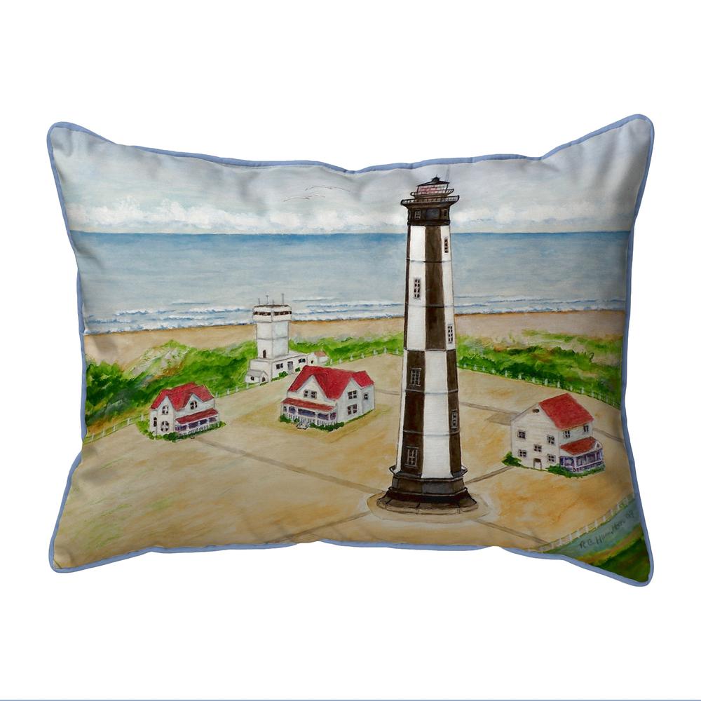 Cape Henry Lighthouse Large Indoor/Outdoor Pillow 16x20. Picture 1