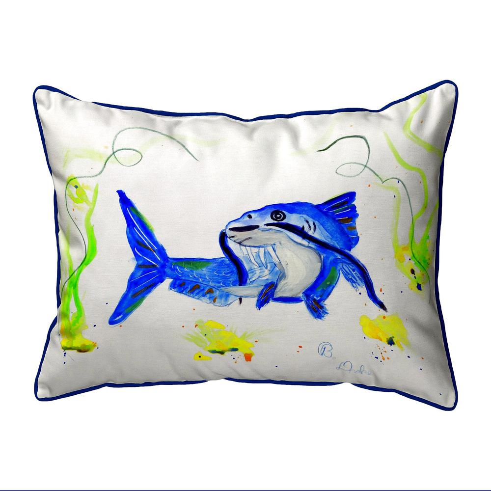 Betsy's Catfish Large Indoor/Outdoor Pillow 16x20. Picture 1
