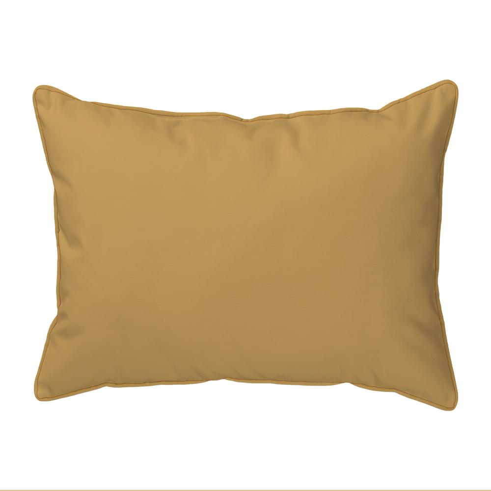 Gold Rising SunFlower Large Pillow 16x20. Picture 2