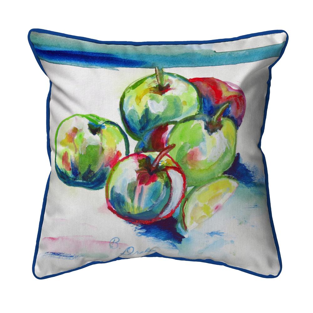 Green Apples Large Pillow 18x18. Picture 1