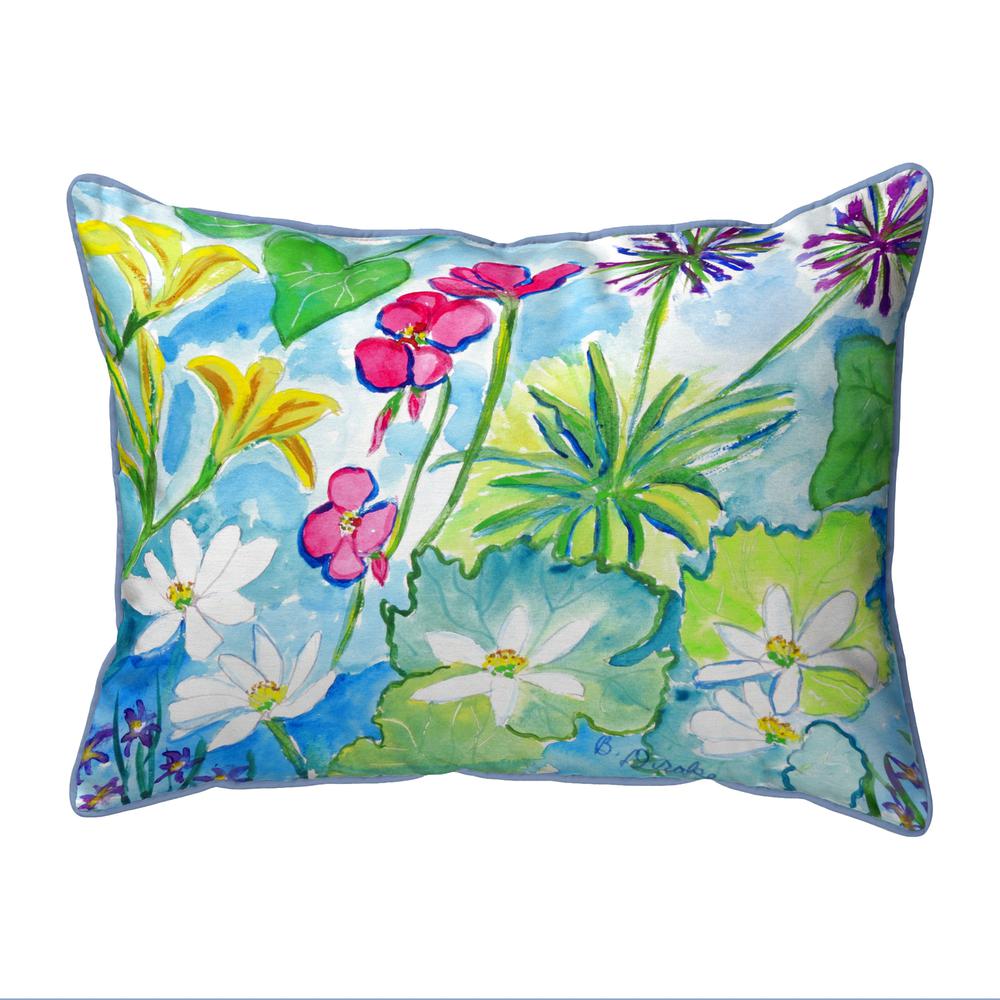 Wild Garden Large Pillow 16x20. Picture 1