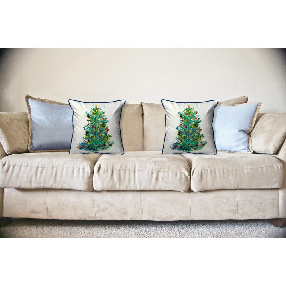 Christmas Tree Large Indoor/Outdoor Pillow 16x20. Picture 3