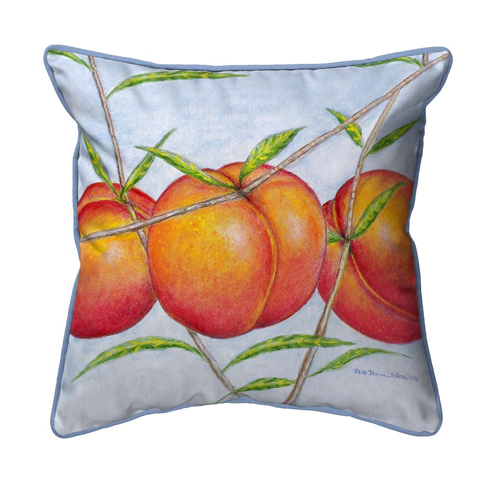 Peaches Large Pillow 18x18. Picture 1