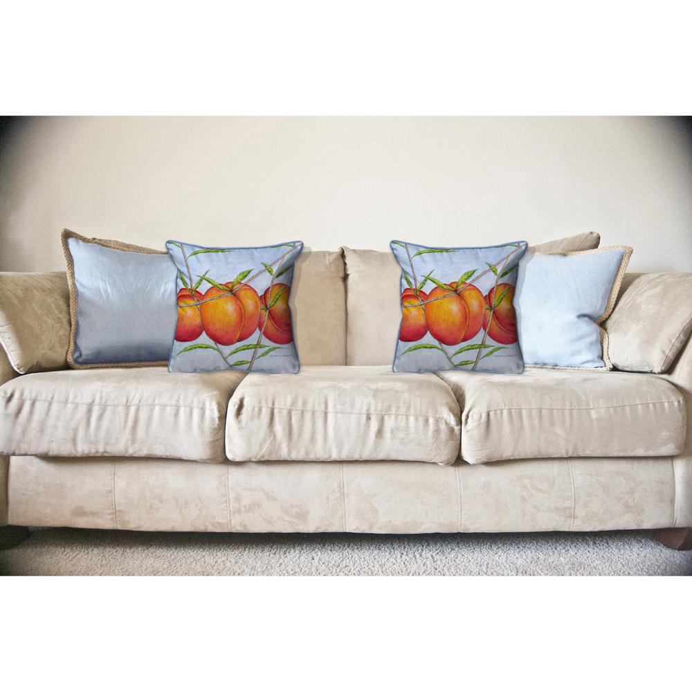 Peaches Large Pillow 18x18. Picture 3