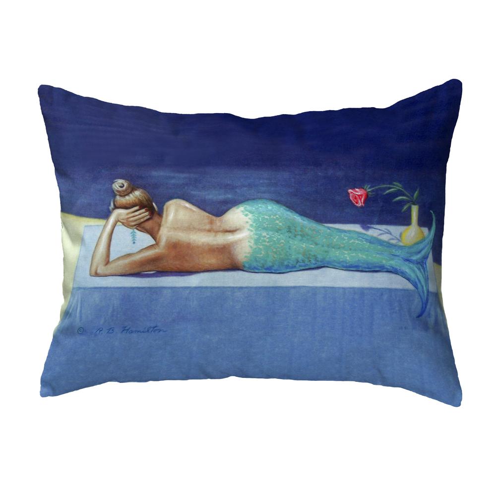 Mermaid Small No-Cord Pillow 11x14. Picture 1