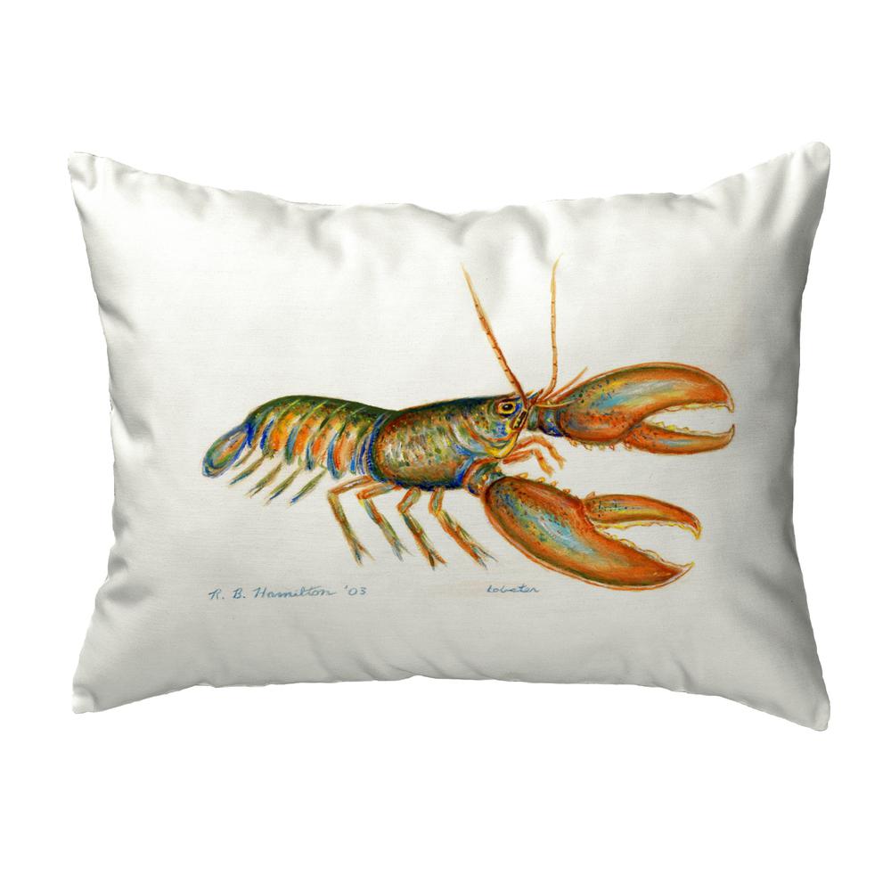 Lobster Small No-Cord Pillow 11x14. Picture 1