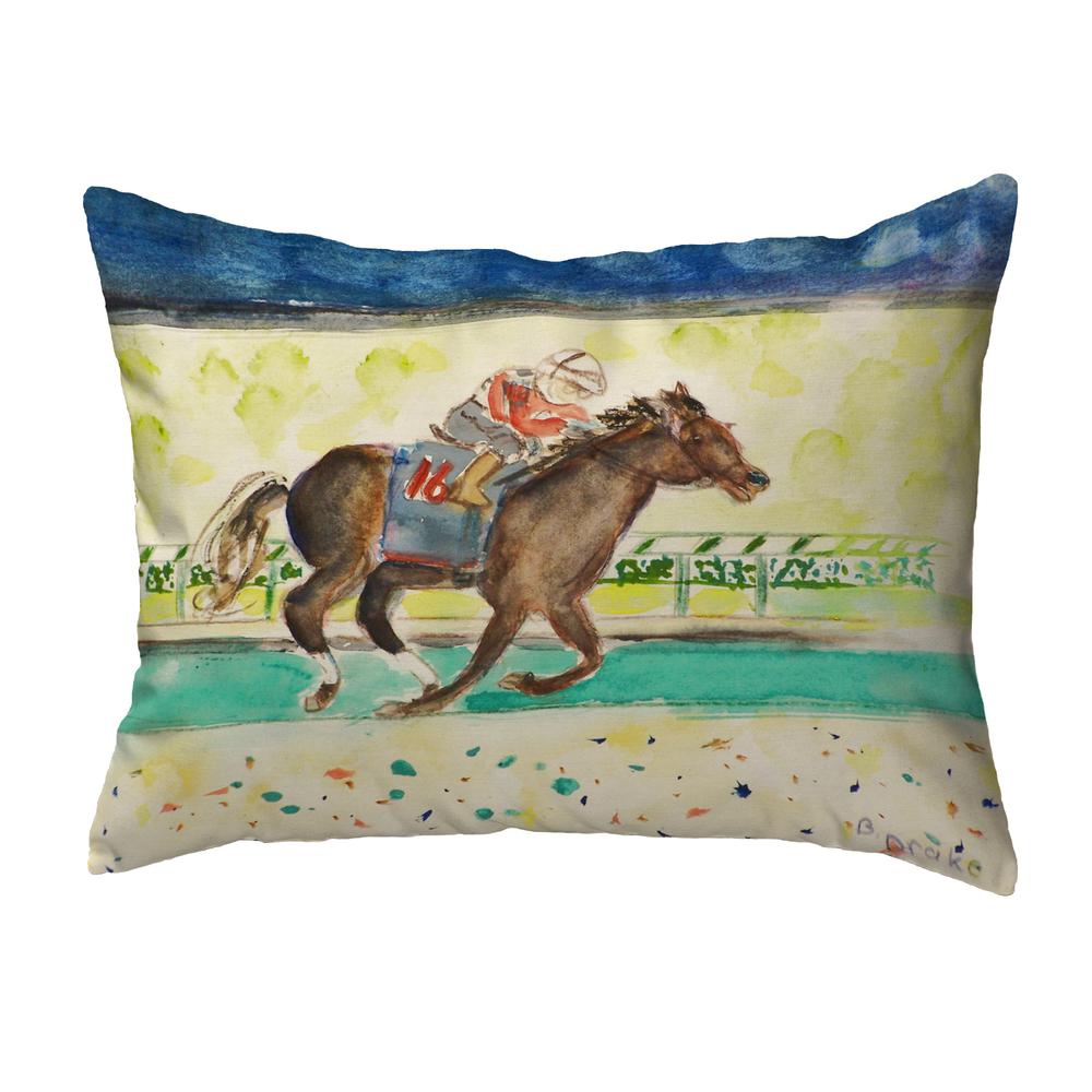 Derby Winner Small No-Cord Pillow 11x14. Picture 1