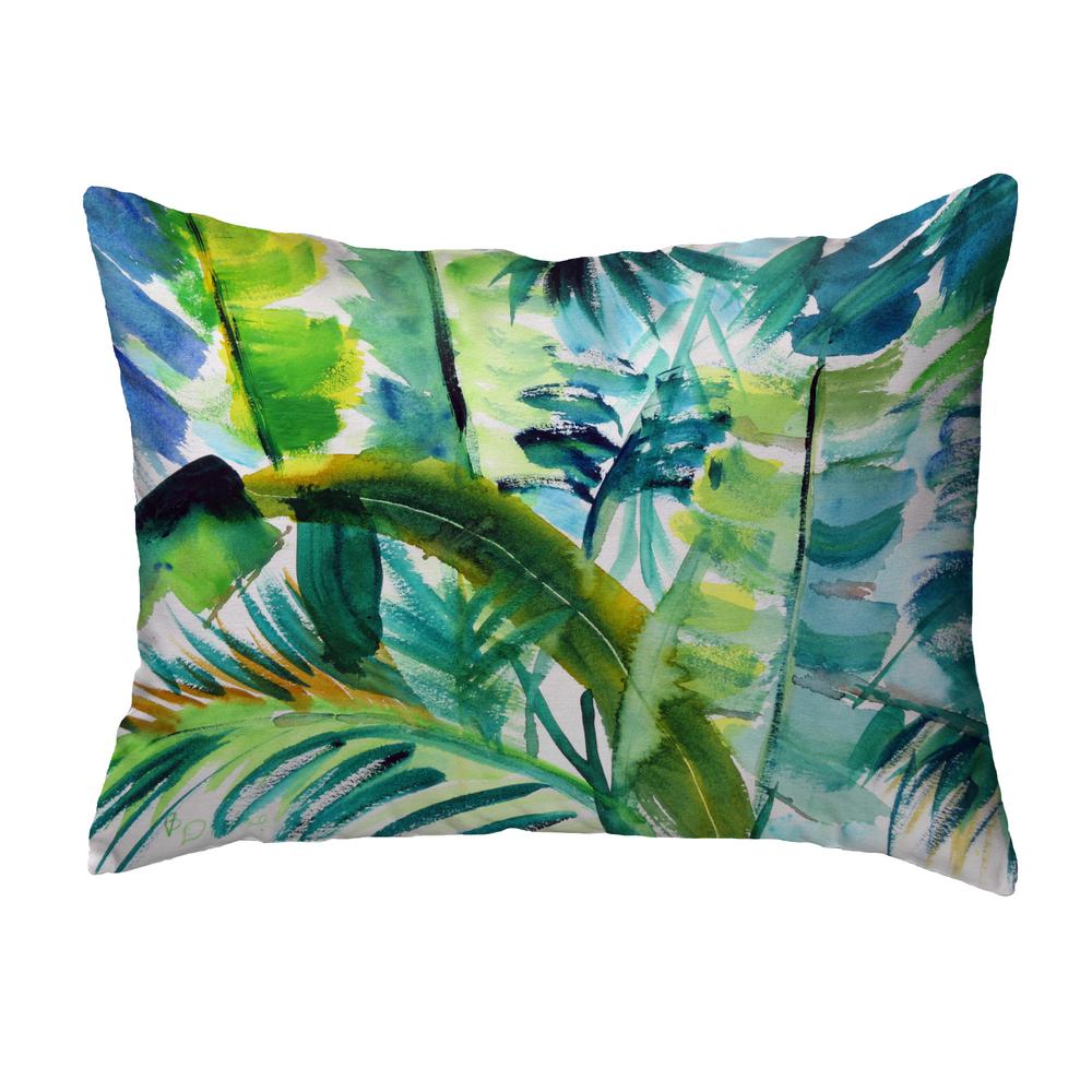 Jungle Greens Noncorded Indoor/Outdoor Pillow 11x14. Picture 1