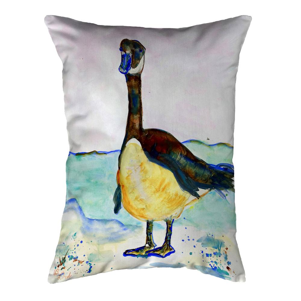 Betsy's Goose 11x14 Small No Cord Pillow. Picture 1