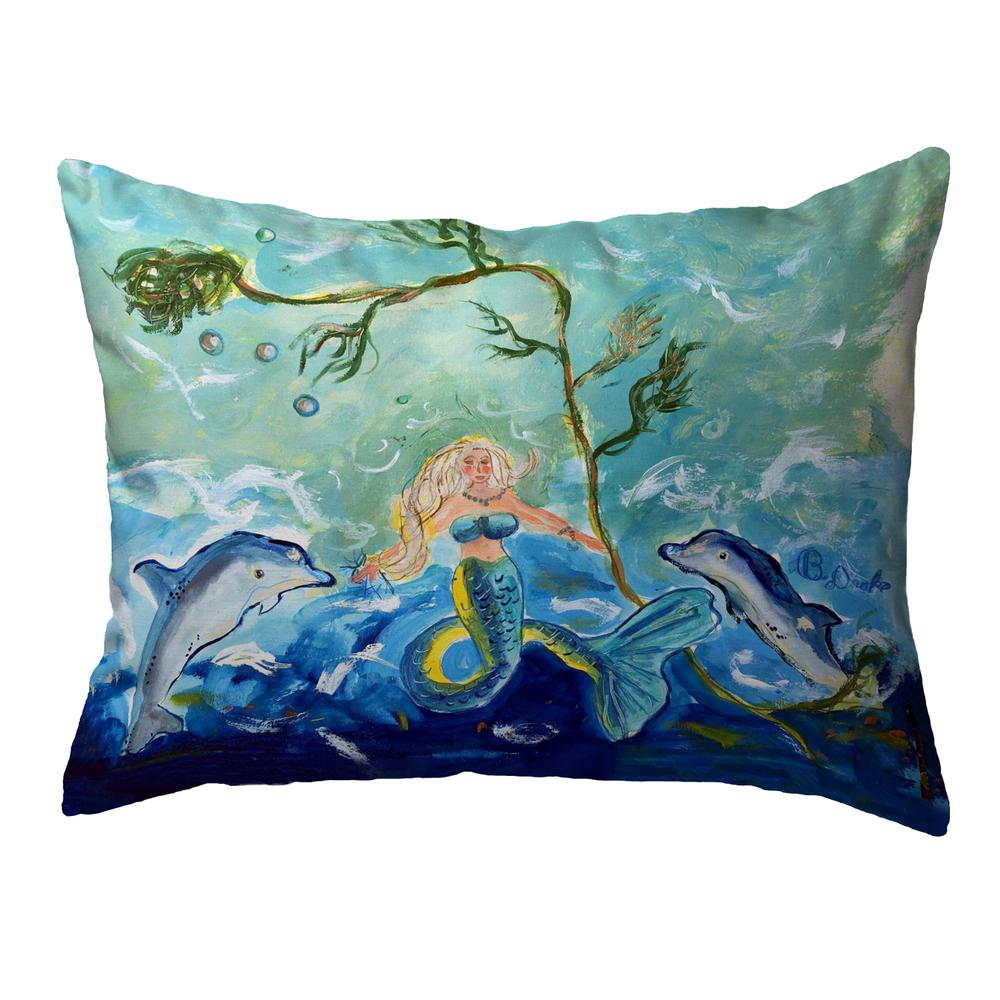 Queen of the Sea Small Noncorded Pillow 11x14. Picture 1