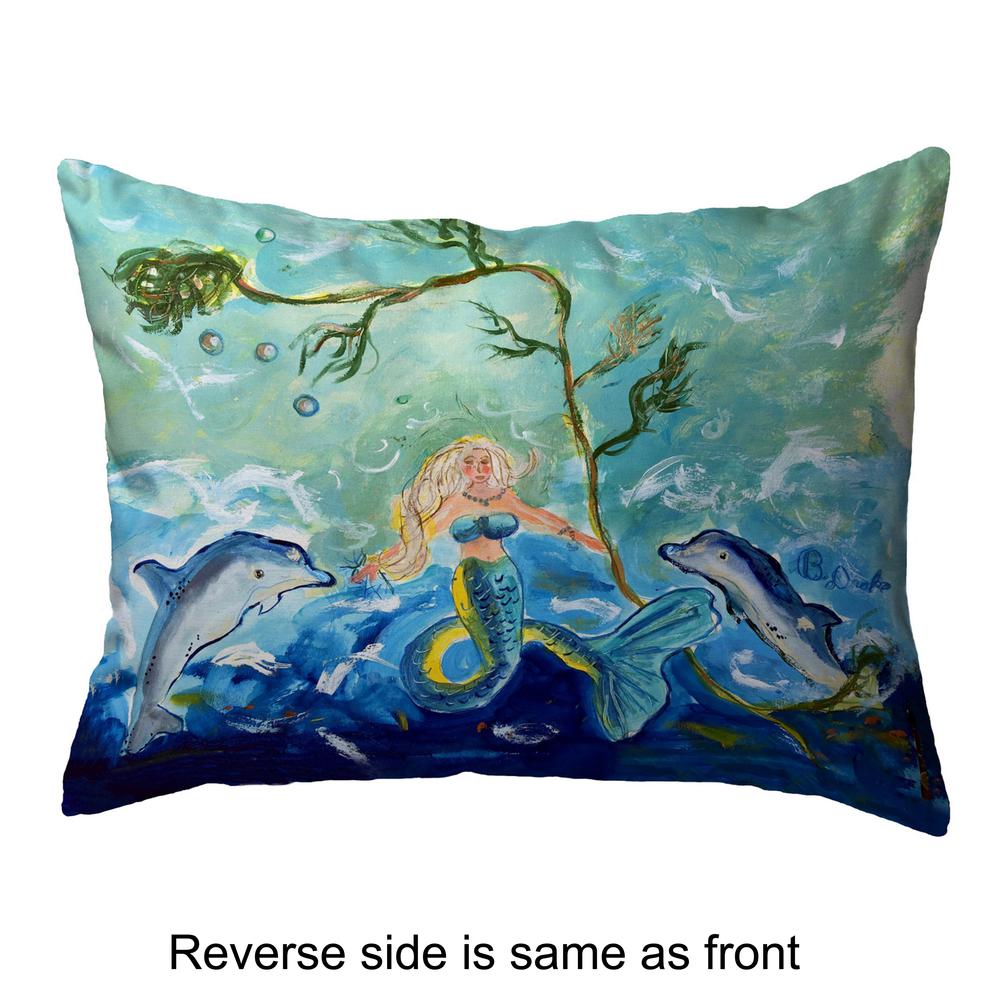 Queen of the Sea Small Noncorded Pillow 11x14. Picture 2