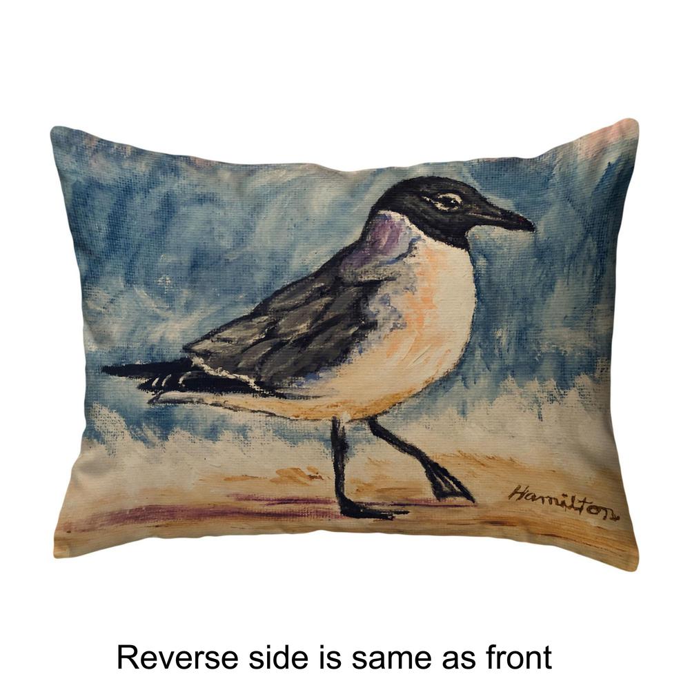 Laughing Gull Small Noncorded Pillow 11x14. Picture 2
